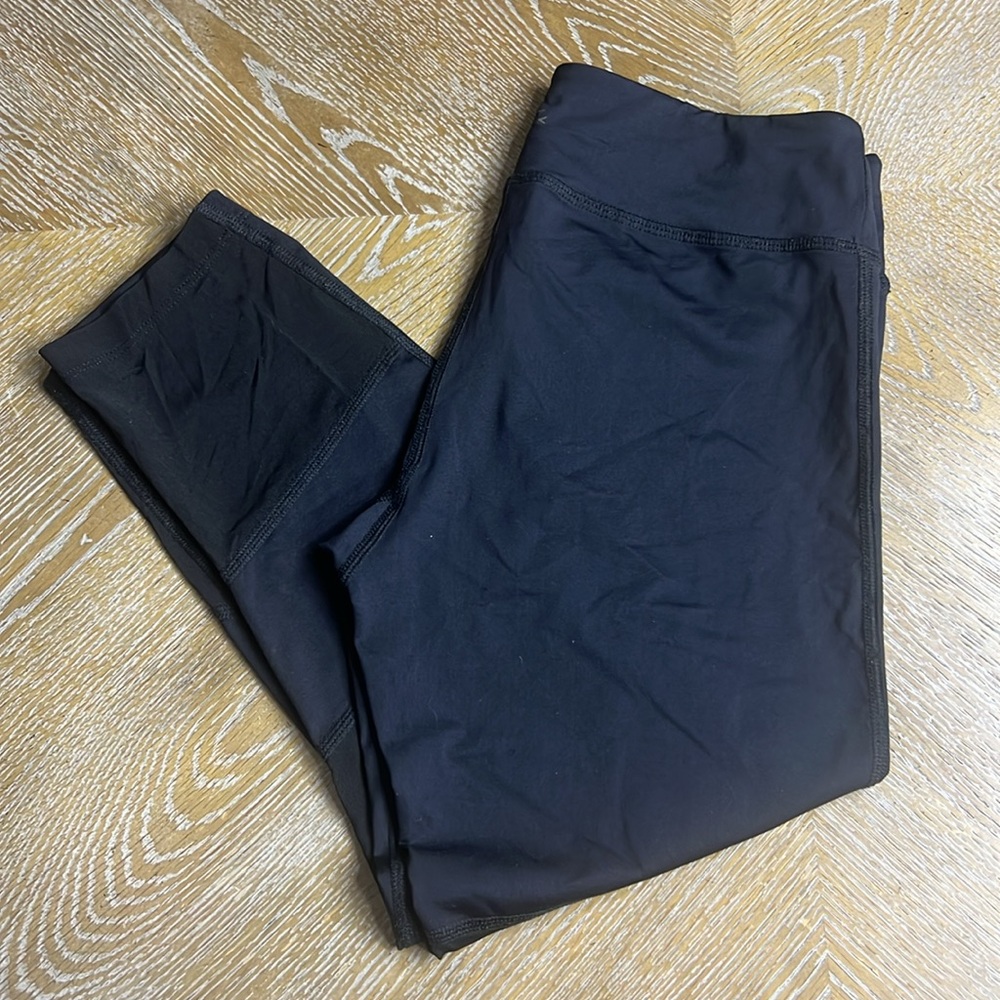 VARLEY Black Crop Mesh Leggings S - Picture 2 of 8